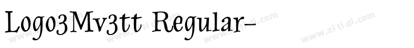 Logo3Mv3tt Regular字体转换